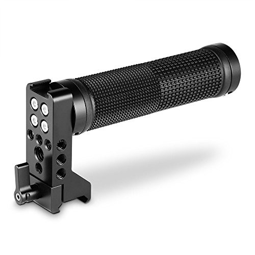 SMALLRIG NATO Handle - Cheese Handle with Cold Shoe 14 and 38 Threaded Holes for DSLR Camera Camera Cage - 2005