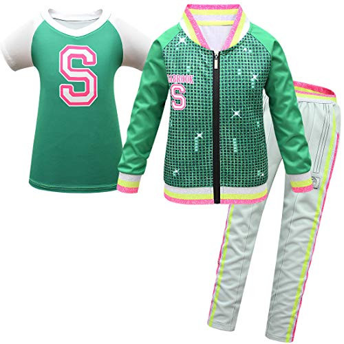 Tsyllyp Kids Zed Costumes Boys Hoodies Jacket Pants Set 3PCS Outfit Party Cosplay