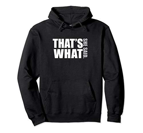 The Office Thats What She Said Dunder Mifflin Logo Pullover Hoodie The Office Thats What She Said Dunder Mifflin Logo Pullover Hoodie
