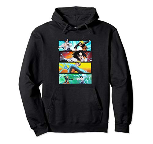 Naruto Shippuden Naruto vs Sasuke Pullover Hoodie