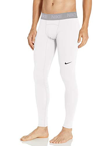Nike Mens Baselayer Therma Tight WhiteVast GreyBlack Large