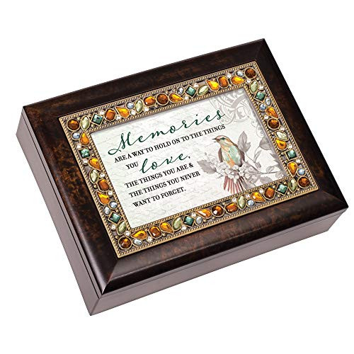 Cottage Garden Memories Hold Things You Love Amber Earth Tone Jeweled Music Box Plays Wonderful World Cottage Garden Memories Hold Things You Love Amber Earth Tone Jeweled Music Box Plays Wonderful World