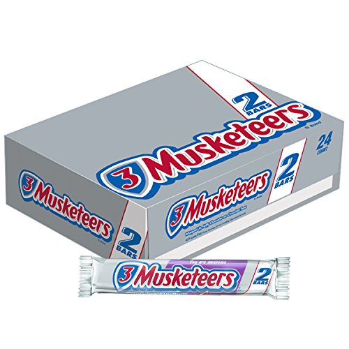 3 MUSKETEERS Chocolate Sharing Size Candy Bars 3_28-Ounce Bar 24-Count Box