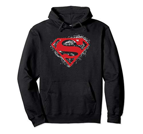 Superman Hardcore Noir Shield Pullover Hoodie