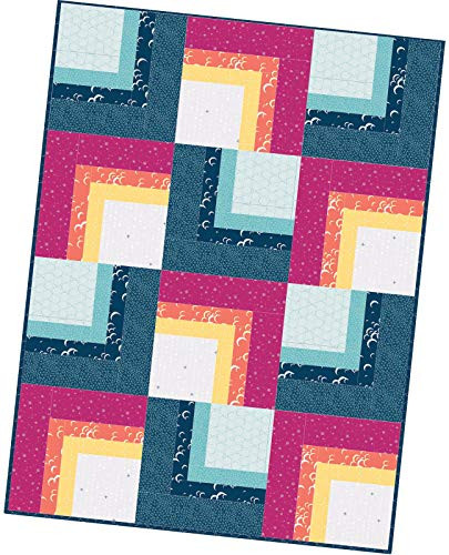 Maywood Studio Moongate Corner Cabin Quilt Pod Kit by Christina Cameli POD-MAS08-MOO