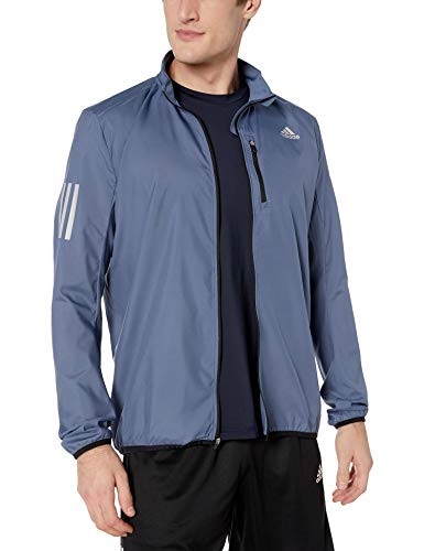 adidas Mens Own The Run Jacket Tech Ink Large