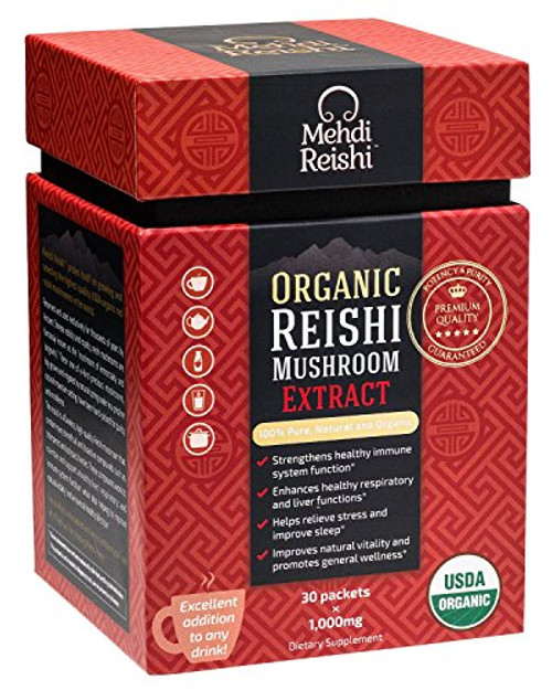 Organic Reishi Mushroom Extract Powder by Mehdi Reishi 30 Grams 100 Pure Authentic and Organic Medicinal Powders Ganoderma Lucidum Lingzhi Beta Glucan 20 Potency Organic Reishi Mushroom Extract Powder by Mehdi Reishi 30 Grams 100 Pure Authentic and Organic Medicinal Powders Ganoderma Lucidum Lingzhi Beta Glucan 20 Potency