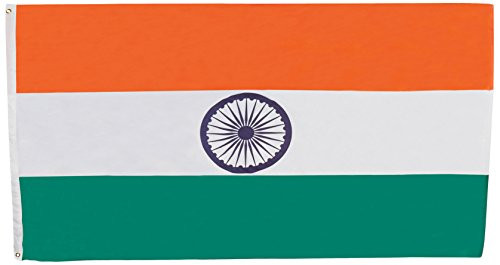 Annin Flagmakers Model 193648 India Flag Nylon SolarGuard NYL-Glo 5x8 ft 100 Made in USA to Official United Nations Design Specifications Annin Flagmakers Model 193648 India Flag Nylon SolarGuard NYL-Glo 5x8 ft 100 Made in USA to Official United Nations Design Specifications