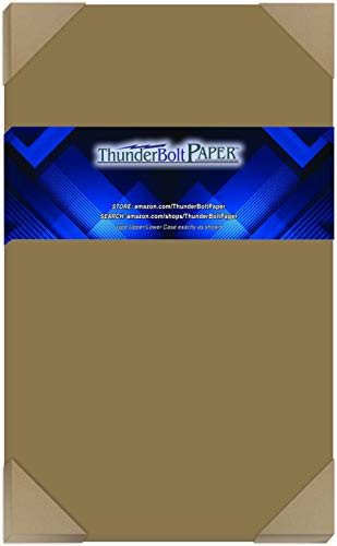 100 Sheets Chipboard 20pt Point 8_5 X 14 Inches Light Weight Legal Size _020 Caliper Thick Cardboard CraftShip Brown Kraft Paper Board