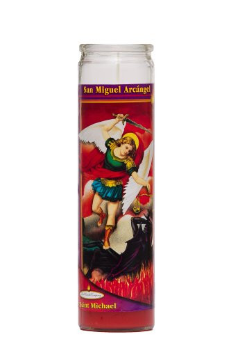 St Michael Arch Angel Religious Prayer Candle / San Miguel Novena Vigil Candle / Saint Michael Candle