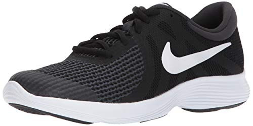 Nike Boys Revolution 4 GS Running Shoe BlackWhite-Anthracite 6Y Youth US Big Kid