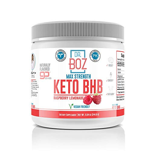 Dr_ Boz Keto BHB Powder Exogenous Ketones Supplement -Best Keto Supplement for Weight Loss - Keto Supplement  Keto Shake  Keto Diet BHB Powder - Raspberry Lemonade 244g Dr_ Boz Keto BHB Powder Exogenous Ketones Supplement -Best Keto Supplement for Weight Loss - Keto Supplement  Keto Shake  Keto Diet BHB Powder - Raspberry Lemonade 244g