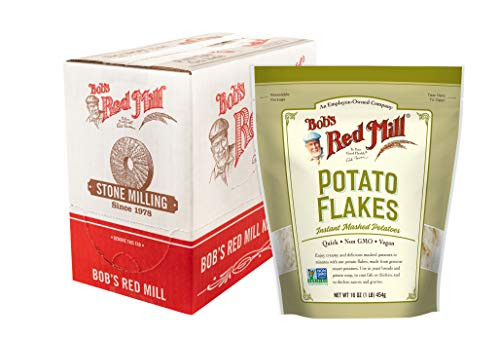 Bobs Red Mill Instant Mashed Potatoes Creamy Potato Flakes 64 Ounce