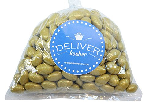 Deliver Kosher Bulk Candy - Gold Jordan Almonds - 2lb Bag Deliver Kosher Bulk Candy - Gold Jordan Almonds - 2lb Bag