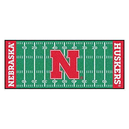 FANMATS 8183 NCAA University of Nebraska Cornhuskers Nylon Face Football Field Runner Team Color 30x72 FANMATS 8183 NCAA University of Nebraska Cornhuskers Nylon Face Football Field Runner Team Color 30x72