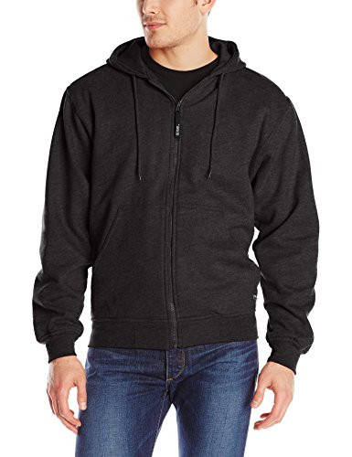 Berne Mens Thermal Lined Hooded Sweatshirt 2X-Large Regular Charcoal