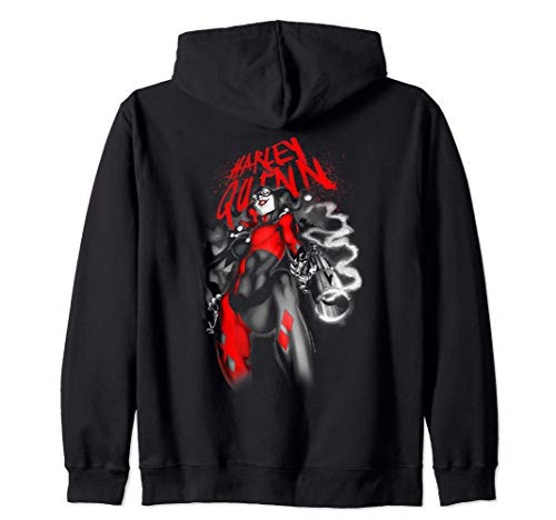 Harley Quinn Down the Barrel Zip Hoodie
