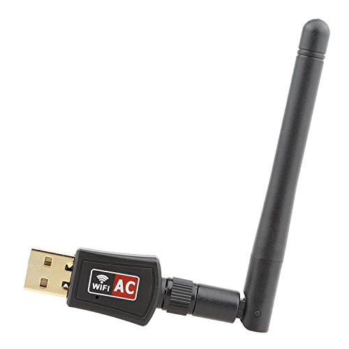 Wifi Adapter AC600 Usb Wireless Adapter 2.4GHz/5.8GHz Dual Band wifi usb with External Antenna for Win 10/8.1/8/7/XP/Vista/Mac OS10.6-10.11