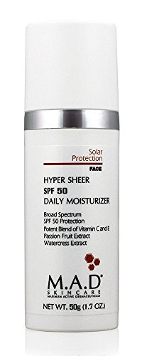 M_A_D Skincare Hyper Sheer SPF 50 Daily Moisturizer 1_7 oz_ 