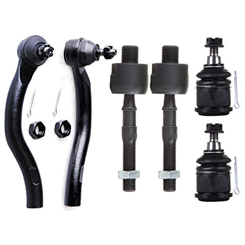 Scitoo 6pcs Suspension Kit Front Lower Ball Joint Inner Outer Tie Rod End Complete Kit fit 2003-2007 Honda Accord Scitoo 6pcs Suspension Kit Front Lower Ball Joint Inner Outer Tie Rod End Complete Kit fit 2003-2007 Honda Accord