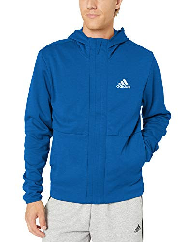 adidas Mens Team Issue Hoodie Collegiate RoyalHeatherWhite X-Large