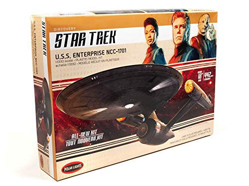 Polar Lights Star Trek Discovery U_S_S_ Enterprise 2T 11000 Scale Set Prop Replica Model Kit