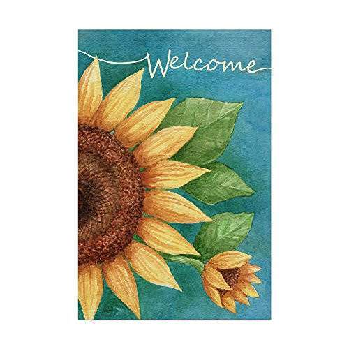 Welcome Sunflower by Melinda Hipsher 16x24-Inch