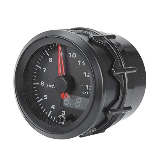 Enrilior 52mm2_0in Auto Exhaust Temp Gauge Meter Digital Display Stepper Motor
