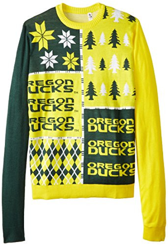 Klew NCAA Busy Block Sweater XX-Large Oregon Ducks