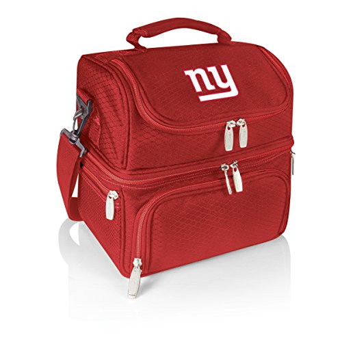 PICNIC TIME NFL New York Giants Pranzo Insulated Lunch Tote with Service for One Red PICNIC TIME NFL New York Giants Pranzo Insulated Lunch Tote with Service for One Red