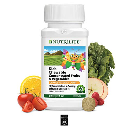 NUTRILITE? Kids Chewable Concentrated Fruits and Vegetables - 60 Count by Nutrilite