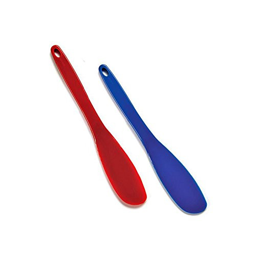 Norpro Nylon Spatula Scraper Set, Red and Blue