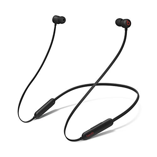 Beats Flex Wireless Earphones  Apple W1 Headphone Chip Magnetic Earbuds Class 1 Bluetooth 12 Hours of Listening Time - Black Latest Model