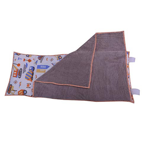 Bacati Construction Multicolor Boys Cotton Nap Mat
