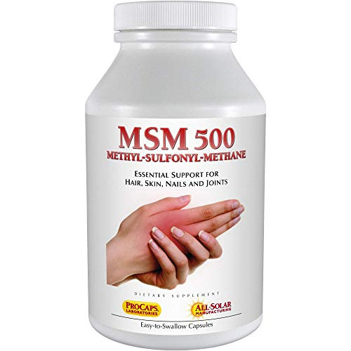 Andrew Lessman MSM 500 Methyl-Sulfonyl-Methane 360 Capsules Highly Concentrated Source of Organic Sulfur_ Supports Healthy Structure and Function of Joints Skin Nails and Hair_ No Additives Andrew Lessman MSM 500 Methyl-Sulfonyl-Methane 360 Capsules Highly Concentrated Source of Organic Sulfur_ Supports Healthy Structure and Function of Joints Skin Nails and Hair_ No Additives