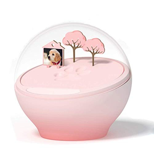 Pet Paw Print Impression Kit - Inkless Cat or Dog Keepsake Clay Paw Print Kit for Pet Memorial - Puppy Foot Prints Imprint Kit - Dog Paw Print Mold - Dog Lover Pink