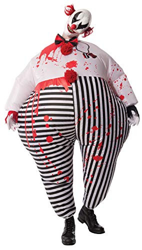 Rubies Mens Inflatable Evil Clown Costume Multi Standard