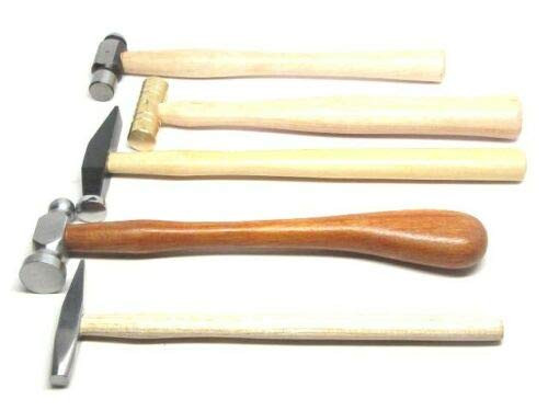 5 Hammers Chasing Riveting Brass Silversmithing Goldsmithing Ball Peen 5 Hammers Chasing Riveting Brass Silversmithing Goldsmithing Ball Peen
