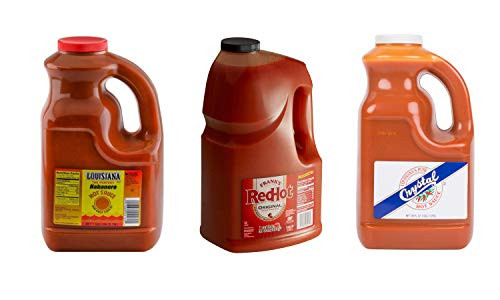 Louisiana Brand Habanero Hot Sauce 1 Gallon Franks RedHot Original Cayenne Pepper Sauce 1 Gallon Crystal Hot Sauce 1 Gallon Louisana Pure_ Hot Sauces bundle_ Louisiana Brand Habanero Hot Sauce 1 Gallon Franks RedHot Original Cayenne Pepper Sauce 1 Gallon Crystal Hot Sauce 1 Gallon Louisana Pure_ Hot Sauces bundle_