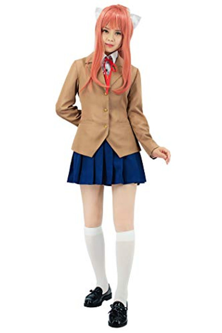C-ZOFEK Doki Doki Monika Sayori Yuri Cosplay Costume Girls School Uniform XX-Large C-ZOFEK Doki Doki Monika Sayori Yuri Cosplay Costume Girls School Uniform XX-Large