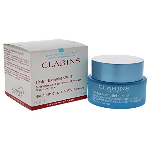 Clarins Hydra-Essentiel Moisturizes   Quenches Silky Cream Spf 15 Normal to Dry Skin 1_7 Oz