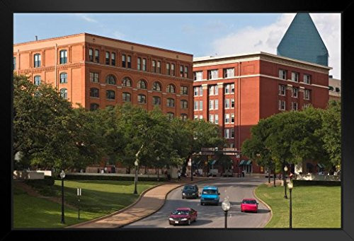 Dealey Plaza Dallas Texas School Book Depository Dal Tex Building Photo Black Wood Framed Art Poster 20x14 Dealey Plaza Dallas Texas School Book Depository Dal Tex Building Photo Black Wood Framed Art Poster 20x14