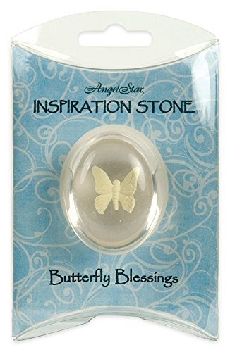 Angelstar 1-1/2-Inch Angel Worry Stone, Butterfly