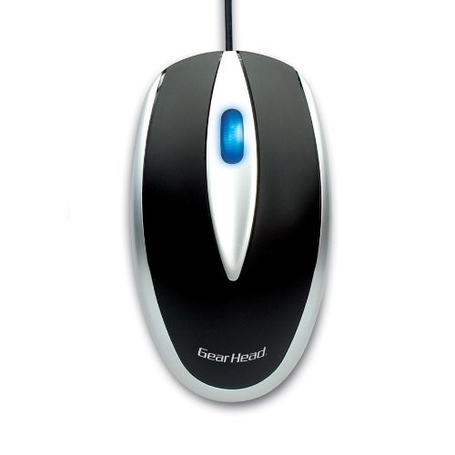 Gear Head 3 Button Lighted Optical Mouse OM3800U