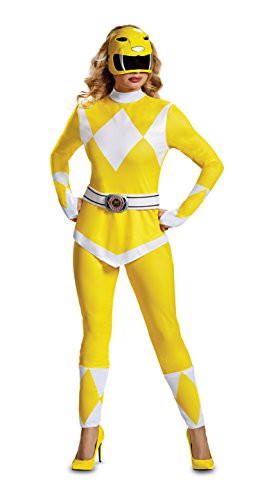 Power Rangers Womens Yellow Ranger Costume Small