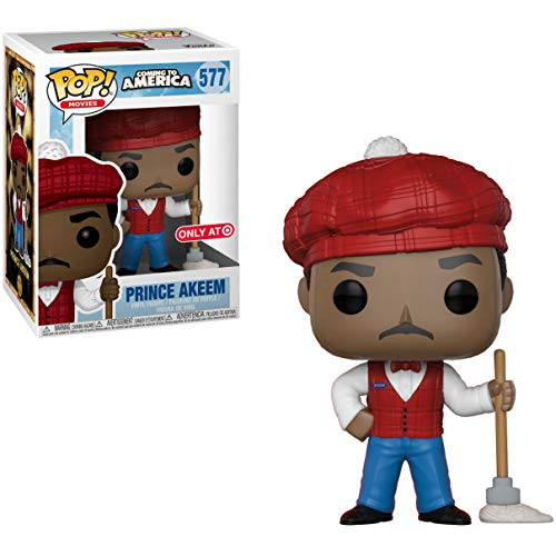Funko Prince Akeem Target Exclusive Coming to America x POP Movies Vinyl Figure   1 PET Plastic Graphical Protector Bundle 577  30804 - B
