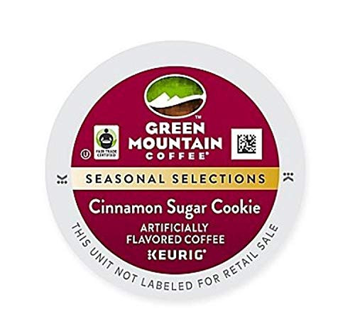 Green Mountain Coffee Single Serve K-Cup Pod Cinnamon Sugar Cookie 48 Count