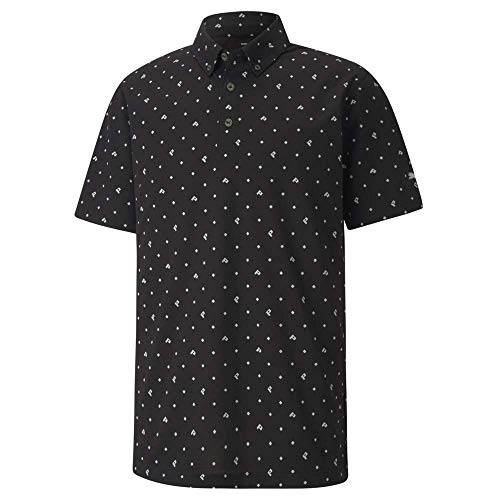 PUMA Golf 2020 Mens Pique P Polo PUMA Black Small