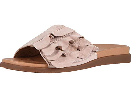 Vionic Womens Palm Roni Slide Sandal - Ladies Slip-on Sandal Concealed Orthotic Support Rose 7 M US