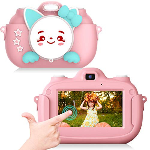 A-TION Kids Camera 3-Inch IPS Touch Screen Children Digital Camera Multifunction Kids Camera with 1080P 30MP HD Video 32GB SD Card Birthday New Year Christmas Toy Gifts for Boys Girls Age 3-12 A-TION Kids Camera 3-Inch IPS Touch Screen Children Digital Camera Multifunction Kids Camera with 1080P 30MP HD Video 32GB SD Card Birthday New Year Christmas Toy Gifts for Boys Girls Age 3-12